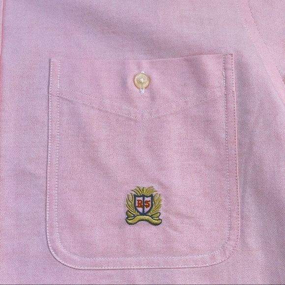 Rough Stock Panhandle Slim Pink Button Down Long Sleeve Shirt sz M - Picture 4 of 9